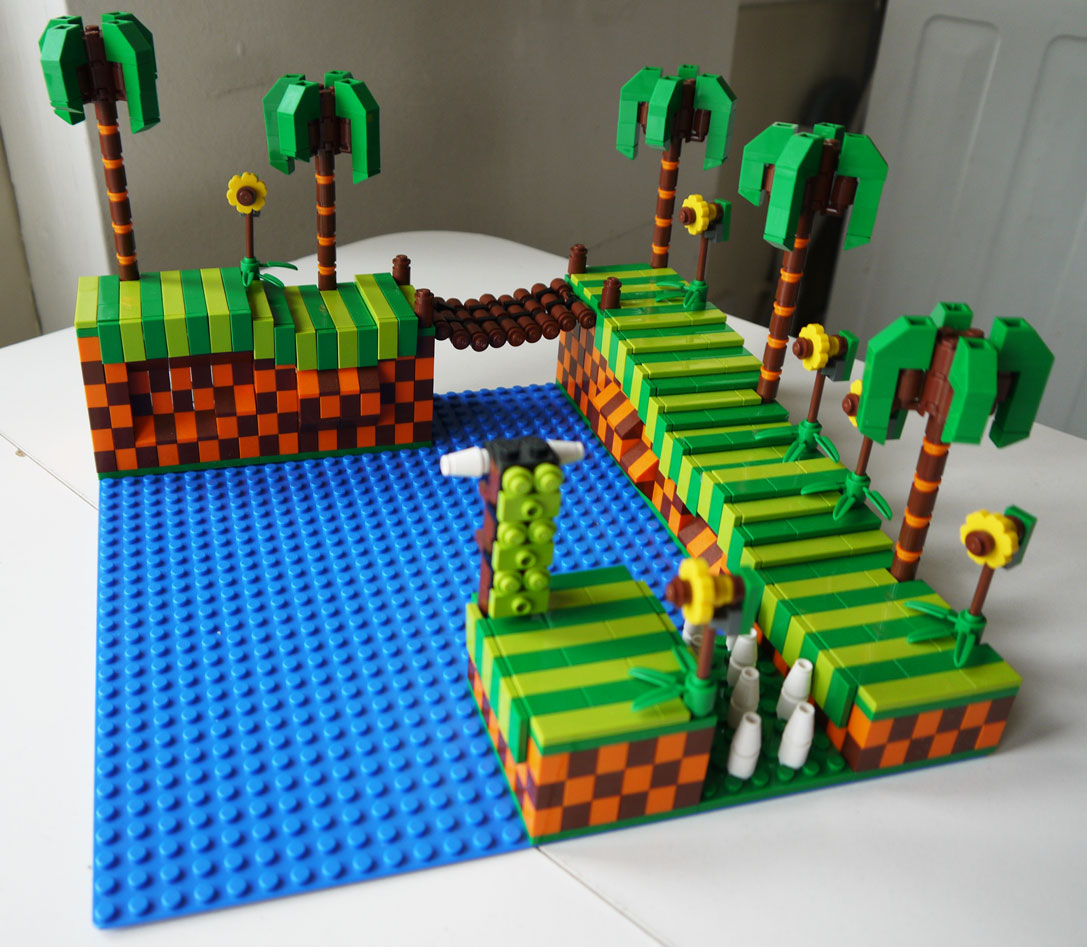 Lego Ideas Sonic Mania Green Hill Zone Concept