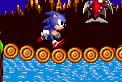 Begin moving left or right and Sonic will start off at a relatively slow pace..