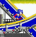 ..Keep holding the directional button to increase speed and at maximum, Sonic will launch into his trademark 'spinny leg' sprint. Tails meanwhile will use his propeller tails to help him keep up.