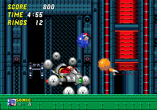 You can jump right over a charging Eggman if you take a run up first.