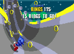 Segment 3 teases you with sequences of randomly placed rings around the pipe. You'll probably be needing as many as possible to pass the final hurdle, but they come thick and fast so all you can do is move randomly and hope for the best.