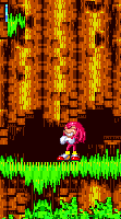 Before Sonic has a chance to know what to do with himself, Knuckles has scooped up all the emeralds himself and run off, but not before giving a chuckle at your misfortune. Kids these days.