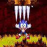 As Sonic or Knuckles, watch out for this slotting spike set - you're too tall to squeeze under!