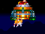 Tails alone can try his tail attack by hovering carefully underneath.