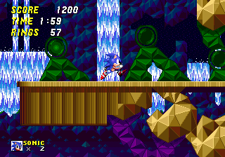 Hidden Palace in its original form - an original idea for a level in Sonic 2, left on the cutting room floor.