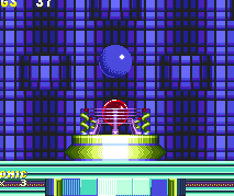 The only real feature to speak of are the teleporter devices. Simply jump onto the red orb in the middle, and the machine charges up and delivers you to another device directly above. You cannot teleport anywhere using the second device, afterwards.