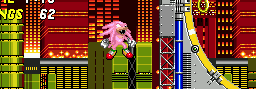 Grab all emeralds and Knuckles retains his ability to turn super, where he glows pink and gains some serious speed.
