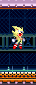Collect 50 rings and double jump (without a shield) to transform into Super Sonic!