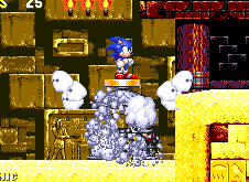 Soon enough, Sonic is forced to open a capsule that releases the ghosts that then stick around for the rest of the act.