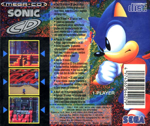 Sonic CD, Software