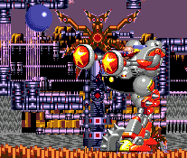 While defending, there's not much you can do but just bounce off of Eggman's bumper hands.