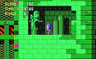 In the Past, you'll find a room completely unlike anything else in the level. It's an ancient shrine with a mysterious statue of an angel figure..